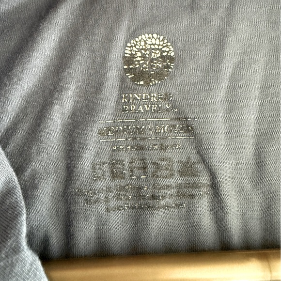 Kindred Bravely Maternity Clea Long Sleeve Postpartum Nightgown Blue- Medium - Picture 4 of 6